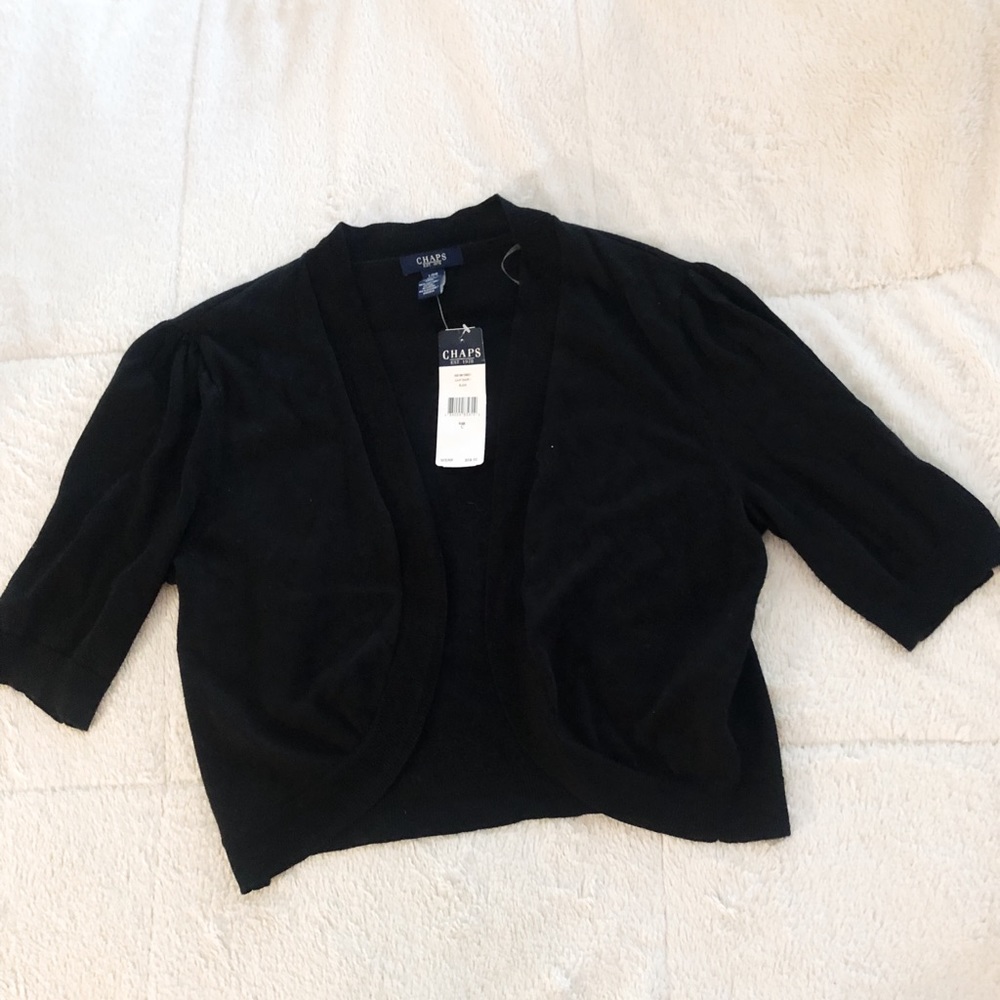 Chaps short sleeved cardigan